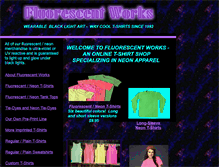 Tablet Screenshot of fluorescentworks.com